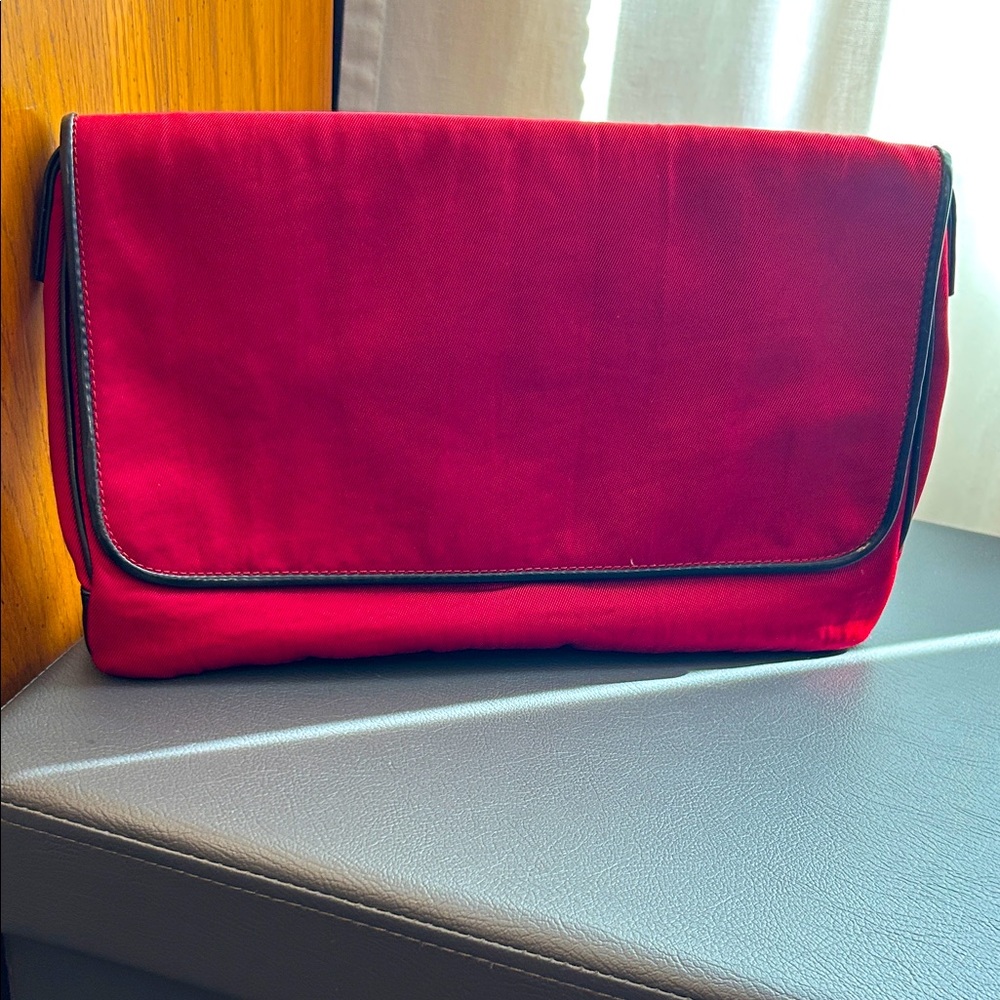 Vintage DKNY Red Clutch Bag